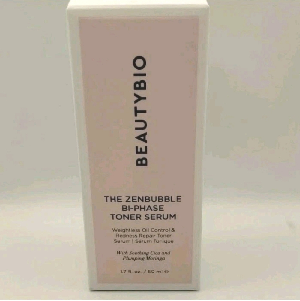 Beauty Bio The ZenBubble Bi-Phase Toner Serum 1.7 FL Oz New Sealed!